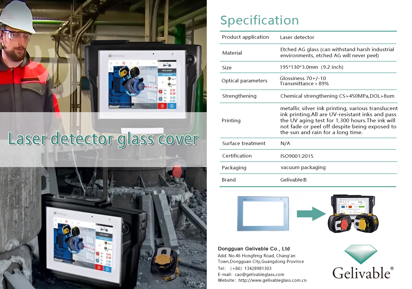 Laser Detector Display Module