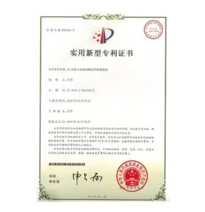 Patent certificate 8