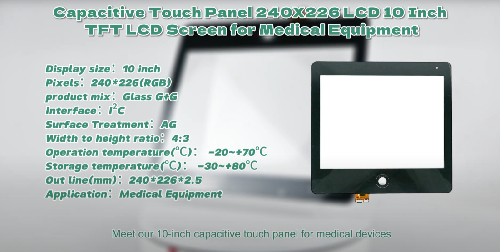 Capacitive Touch Panel LCD Inch TFT LCD Screen for Industrial Control