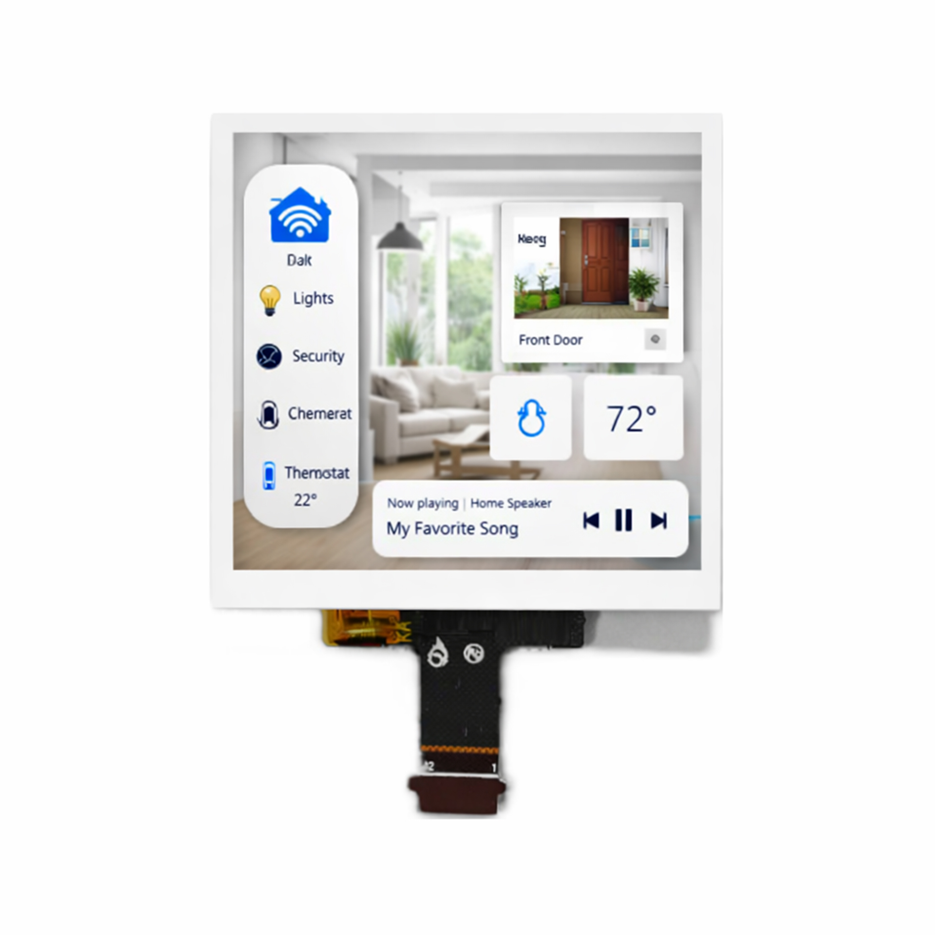 Custom Smart Home LCD Module