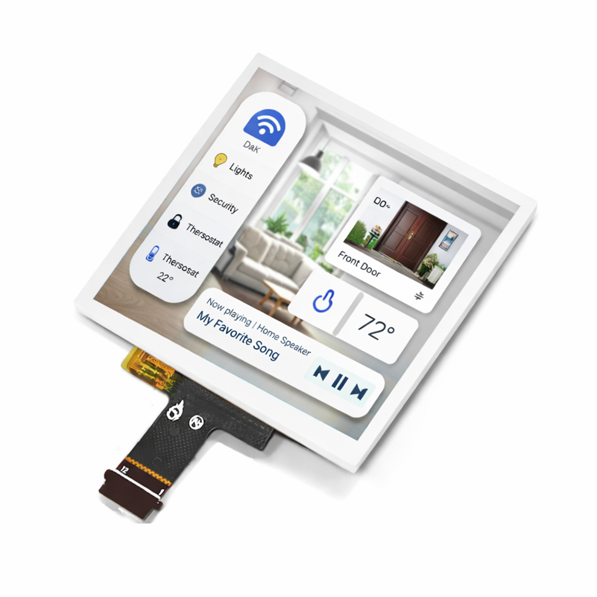 Custom Smart Home LCD Module